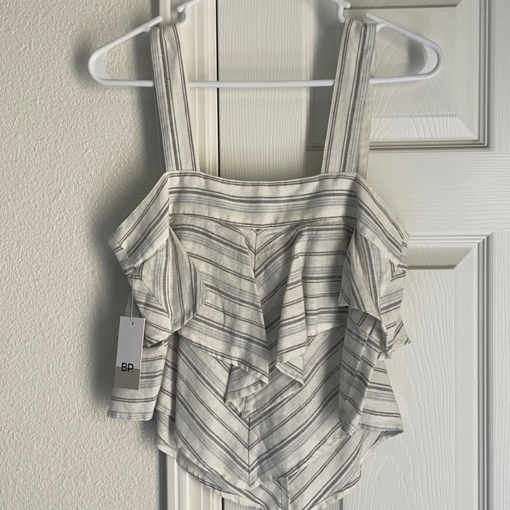 BP Linen crop top